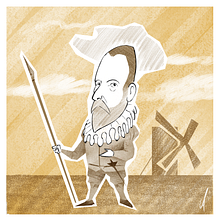 LITERATURA ESPAÑOLA 2023. Digital Illustration, Drawing, Traditional illustration, and Digital Drawing project by Álvaro M. Torres - 05.29.2026