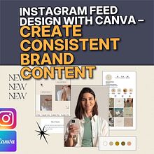 Instagram Feed Design with Canva – Create Consistent Brand Content. Br, ing, Identit, Br, Strateg, Content Marketing, Content Writing, AI Content Creation, Design Management, Editorial Design, Game Design, Lighting Design, Design, Digital Design, Digital Product Design, Presentation Design, Graphic Design, Furniture Design, and Making project by Rod Barbo - 05.29.2026