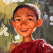 Felicidad en la inocencia. Projekt z dziedziny Tradycyjna ilustracja i Ilustracja cyfrowa użytkownika Henry Sierra - 06.06.2026