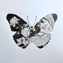 Wspomnienia letnich nocy . Gambar Pensil, Menggambar, Menggambar Artistik & Ilustrasi Naturalistik proyek oleh Wioleta Przybysz - 06.09.2026