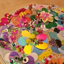 First project with beads and sequins. Een project van Borduurwerk van Ana Karen Dubilet - 10.06.2026