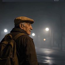 El viejo del paradero . Un proyecto de Ilustración digital de pablotagorep - 16.06.2026