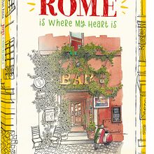 Book Illustration - Rome is where my heart is. Traditional illustration, Drawing, Painting, and Watercolor Painting project by Urban Anna - 06.17.2026