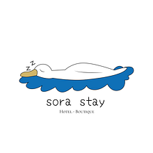 Hotel boutique SORA STAY. Design de IA, Inteligência Artificial, Estratégia de marca, Br, ing e Identidade, Design gráfico, Design de logotipo, e Marketing projeto de Ailyn Chang - 19.06.2026