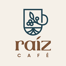 Raíz Café. Br, ing, Identit, Design, Logo Design, and Graphic Design project by Diego Fallas Artavia - 06.19.2026