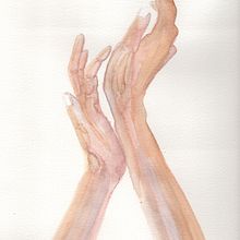 Estudo. Desenho anatômico, Pintura, e Pintura em aquarela projeto de Silvia Belo Oliveira - 20.06.2026