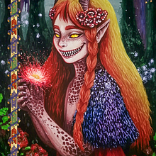 The Devil. Graphic Design, Creativity, Digital Illustration, Concept Art, Digital Painting, Artificial Intelligence, AI Design, and AI Content Creation project by Viktoria Kostenko - 06.23.2026