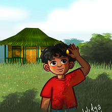 Raised by the Fields Ein Projekt aus dem Bereich Design von Figuren, Digitale Illustration, Kinderillustration und Digitale Zeichnung von Widya Siregar - 24.06.2026