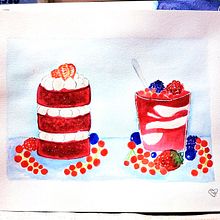 Illustrazioni dolci in acquerello. Traditional illustration, Fine Arts, Painting, and Watercolor Painting project by Silvia Scherma - 07.01.2026