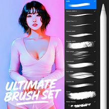 The Ultimate Collection of 190+ Free Procreate Brushes. Traditional illustration, Character Design, Painting, Pencil Drawing, Drawing, Digital Illustration, Watercolor Painting, Portrait Drawing, Acrylic Painting, Oil Painting, Digital Drawing, Digital Painting, Figure Drawing, Gouache Painting, ChatGPT & Image Generation project by Lily Lovell - 07.11.2026