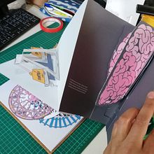 Pop up enamorado Ein Projekt aus dem Bereich H, werk, Verlagsdesign, Kartonmodellbau, Buchbinderei und Kreativität mit Kindern von Karina Sabay - 12.07.2026