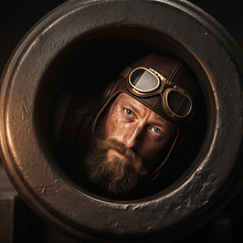 A Human Cannonball – A Cinematic Circus Story. Design, Marketing, Video, Audiovisual Production, Digital Marketing, Filmmaking, Social Media Design, Artificial Intelligence, AI Design, AI Content Creation, LLMs, Intelligent Assistants, Image Generation, Video Generation, Audio, Music Generation, Text, Storytelling with AI, Photo, Video Editing with AI, 3D, Motion Design with AI, and Workflow Automation project by Wendy Samaniego - 07.13.2026