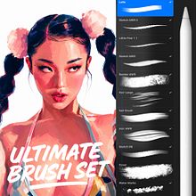 The Ultimate Free Brush Collection: 19 Packs and 200+ Brushes. Traditional illustration, Character Design, Arts, Crafts, Graphic Design, Painting, Drawing, Digital Illustration, Watercolor Painting, Portrait Drawing, Artistic Drawing, Acrylic Painting, Oil Painting, Digital Drawing, Digital Painting, Figure Drawing, Gouache Painting, and ChatGPT project by Lily Lovell - 07.16.2026