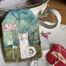 teebeutelkunst. Fine Arts, Painting, Watercolor Painting, and Gouache Painting project by Karin E. Hoffmeister - 07.19.2026