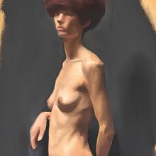 Live model painting - Pintura de modelo al natural. Artes plásticas projeto de Paula Jiménez - 23.07.2026