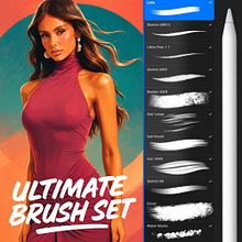 Stop Paying for Brushes: Get 200+ for Free. Traditional illustration, Arts, Crafts, Fine Arts, Graphic Design, Drawing, and Digital Illustration project by Lily Lovell - 07.24.2026