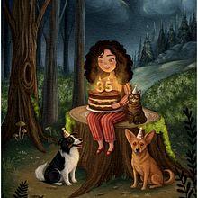 Magical 35th Birthday . Ilustrasi Digital, Ilustrasi Anak-Anak, Lukisan Digital, Dan Buku gambar proyek oleh Juliia Zinchenko - 07.26.2026