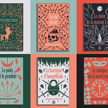 EDGAR ALLAN POE SERIE. Un projet de Direction artistique, Conception éditoriale , et Design graphique de Alice Didier - 31.07.2026