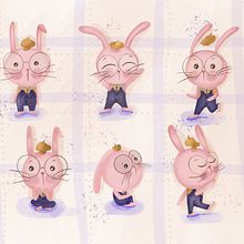 O coelho Bie. Projekt z dziedziny Tradycyjna ilustracja, Projektowanie postaci, Ilustracja cyfrowa, Ilustracje dla dzieci i Narracja użytkownika Tatiana Oliveira - 06.08.2026