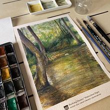 Torrente Camigliati. Fine Arts, Painting, and Watercolor Painting project by Egidio Calabrese Violetta - 08.11.2026