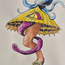 Japanese Yokai . Ilustração tradicional, Esboçado, Criatividade, Desenho, e Sketchbook projeto de remychichka - 23.08.2026