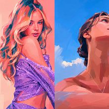 Portrait Drawings ~ Portrait Illustration of Beautiful Women ~ 1800 Possible Free Procreate Brushes . Een project van Ontwerp, Traditionele illustratie, Fotografie, Beeldende kunst, Grafisch ontwerp y Digitale illustratie van Lily Lovell - 30.08.2026