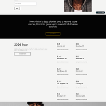 Dominic Waverly – DJ & Music Producer. Un projet de Design graphique de Antonio Garcia - 10.09.2026