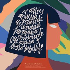 Ilustración para Fundación Marín con Hilda Palafox