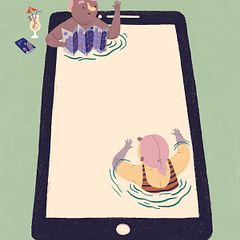 Editorial illustrations: Scandinavian Traveler