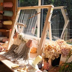 Weaving workshop shed