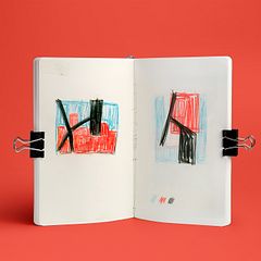 Moleskines: Collage and drawings