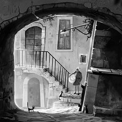 Basket Woman Photo Study