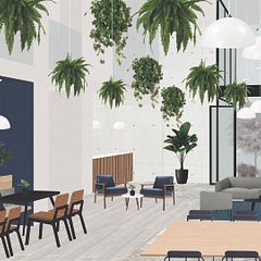 Diseño áreas verdes Joy Bosques