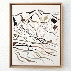 Embroidered landscapes