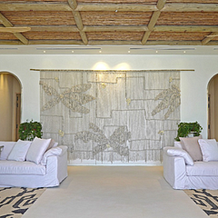 Hotel no Dubai - Painel em Macramé