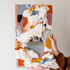 Multi-texture decorative mirror