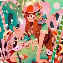 Candy Sea - Illustration