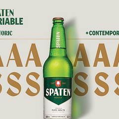 Tipografia SPATEN Variable