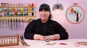Introduction to Punch Needle Embroidery. Craft course by Laura Ameba