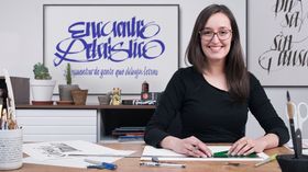 Introduction to Italic Calligraphy. Calligraphy, and Typography course by Belén La Rivera