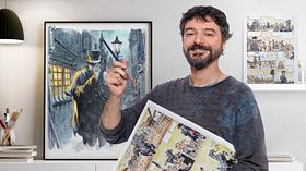 Watercolor Coloring for Comics and Illustrations. Illustration course by Sergio Bleda