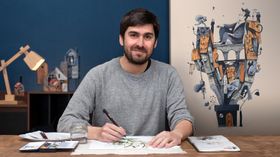 Illustrated Stories: From Idea to Paper. Illustration course by Alfredo Cáceres