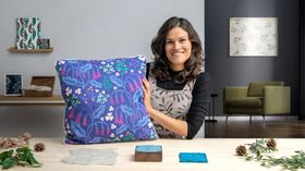 Block Printing and Digital Pattern Design. Illustration, and Craft course by Marta Afonso