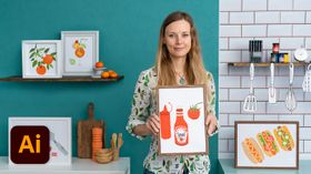 Illustrated Recipes: Making Delicious Art. Illustration course by Melanie Chadwick