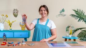 Stained Glass with Pressed Flowers: The Tiffany Method. Craft course by Molly Jackson