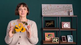 Lettering & Gold Leaf: The Basics of Reverse Glass Gilding. Calligraphy, and Typography course by Elena Albertoni