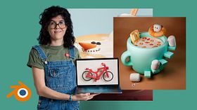 Introduction to Blender: Start Creating Funny Scenes. 3D, and Animation course by Marina Pais