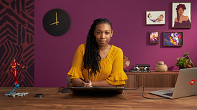 Superheroine Illustration for Comic Books. Illustration course by Afua Richardson