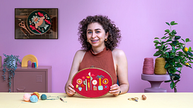 Advanced Stitching with Punch Needle. Craft course by Carolina Bello