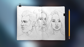 Cours guidé : Apprenez à dessiner les yeux, le nez et les lèvres pour un portrait. Un cours de Illustration de G N